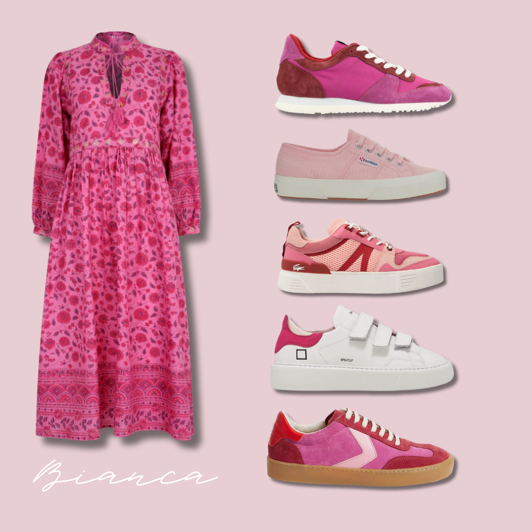 trainers to wear with print dresses