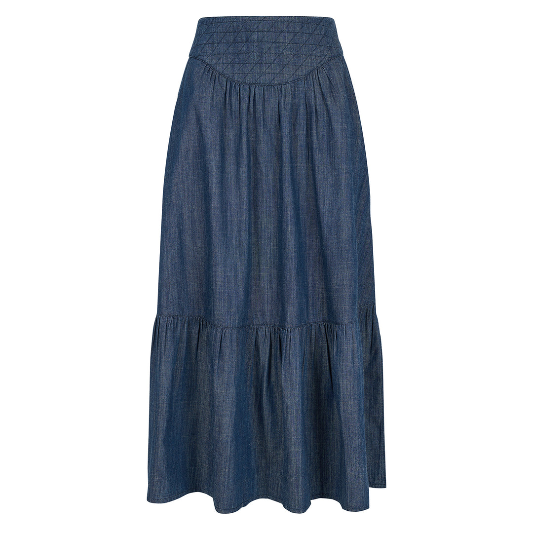 Dakota denim skirt in indigo wash