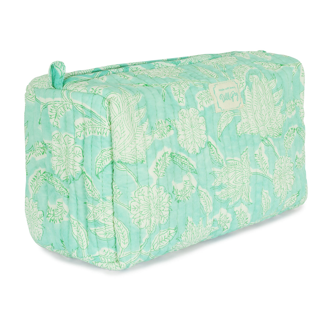 Champaca Washbag in Aqua Splash