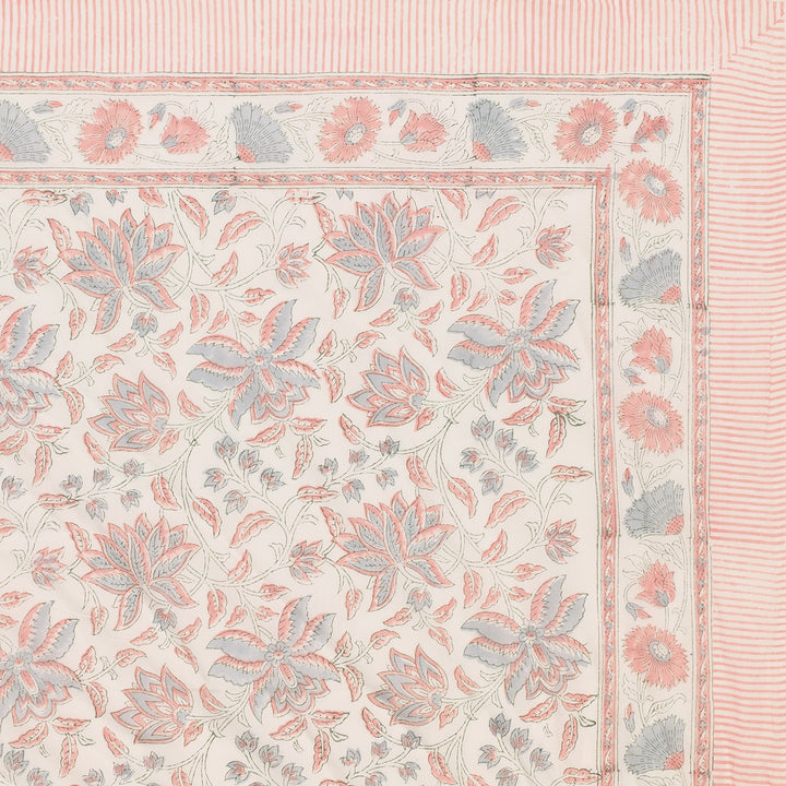 PRE-ORDER: 100% cotton sarong in pink jaipur chintz print