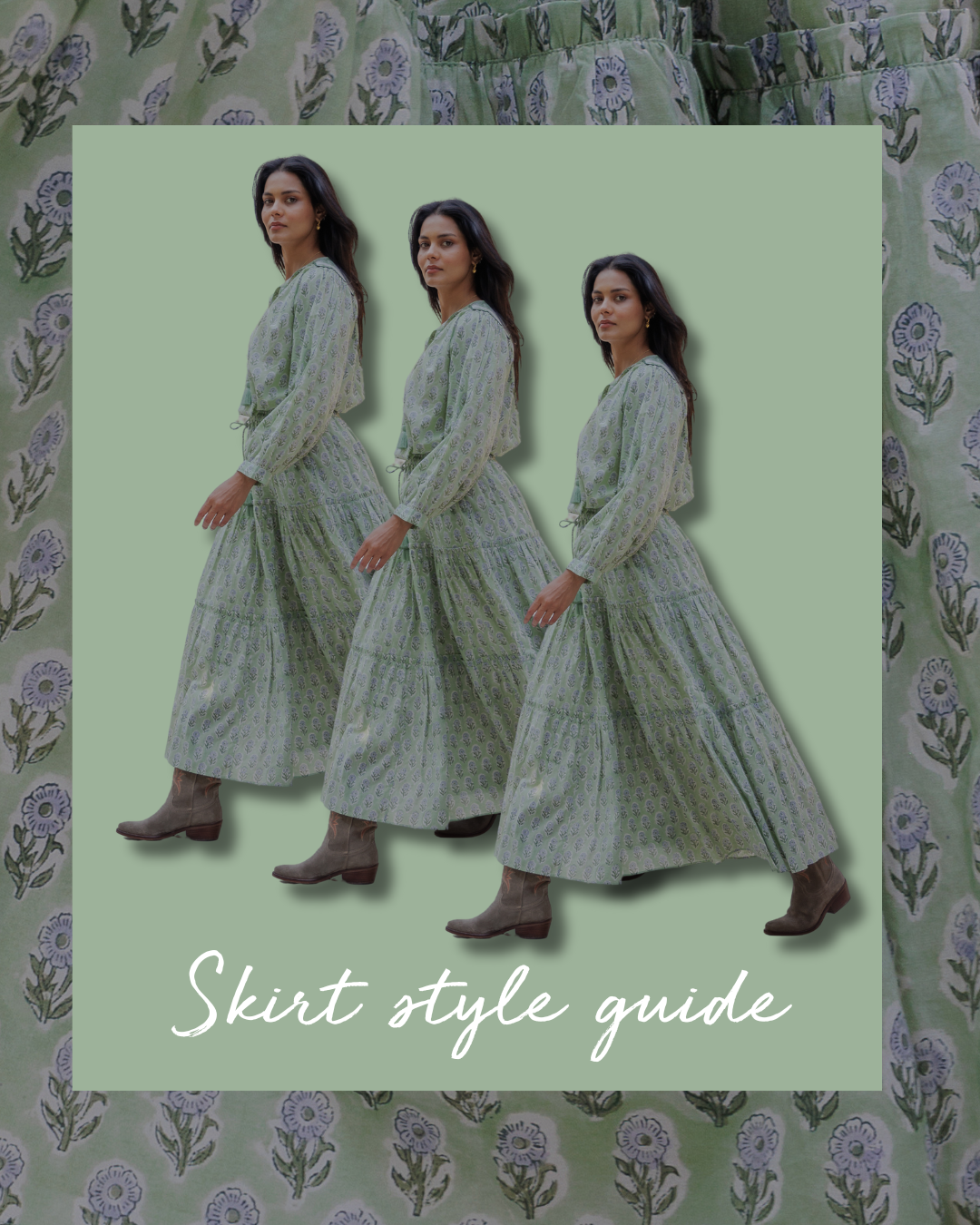 How to style our skirts to wear now and to take into summer
