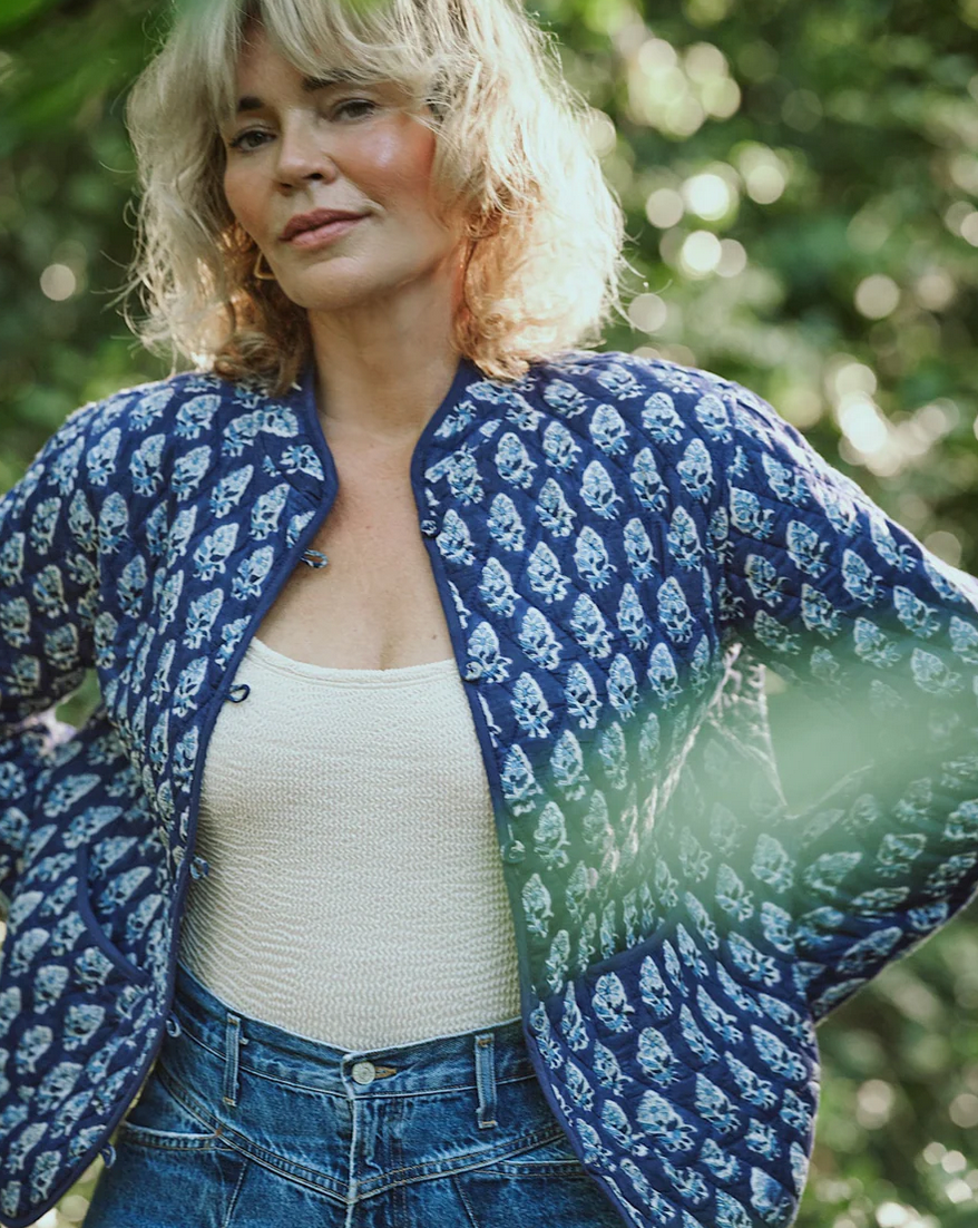 quilted print jackets