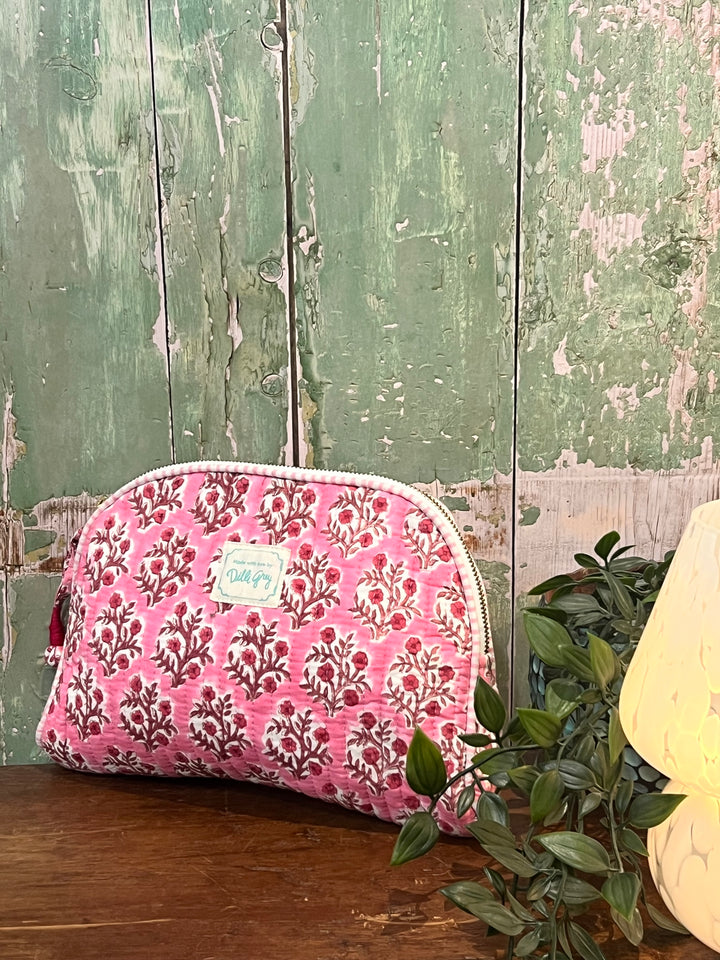 Rani Pink Mogra Make Up Pouch