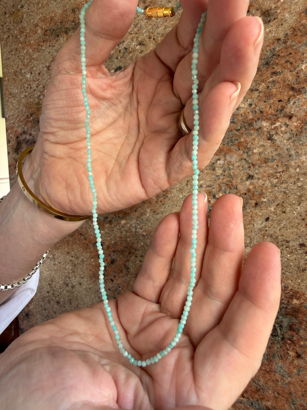Jaipur Gem Choker in Amazonite - SHIPS 9TH SEPTEMBER