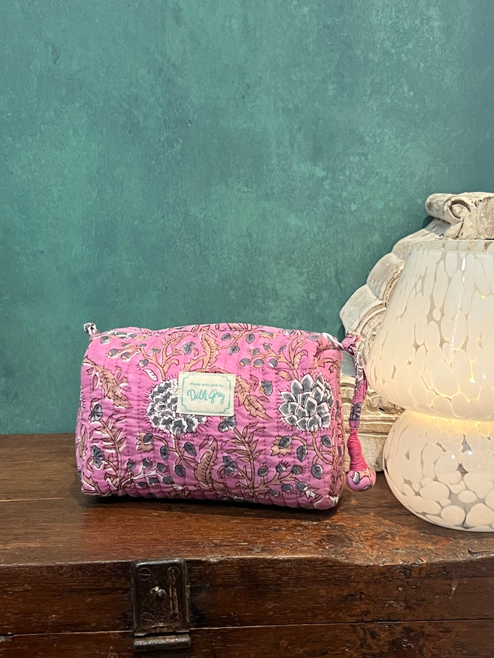 Johari Mini Washbag in lavender and blue