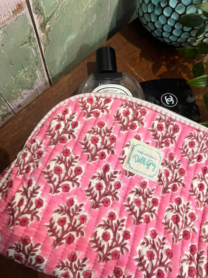 Rani Pink Mogra Make Up Pouch