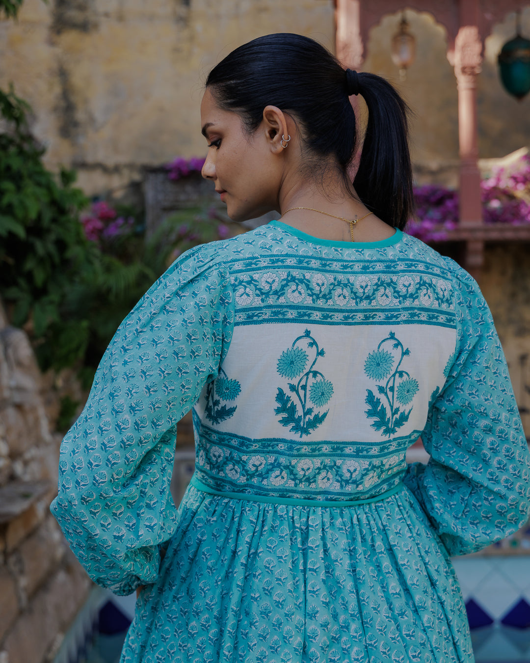 PRE ORDER: Jackie midi dress in Pool Blue (delivery 9th June)