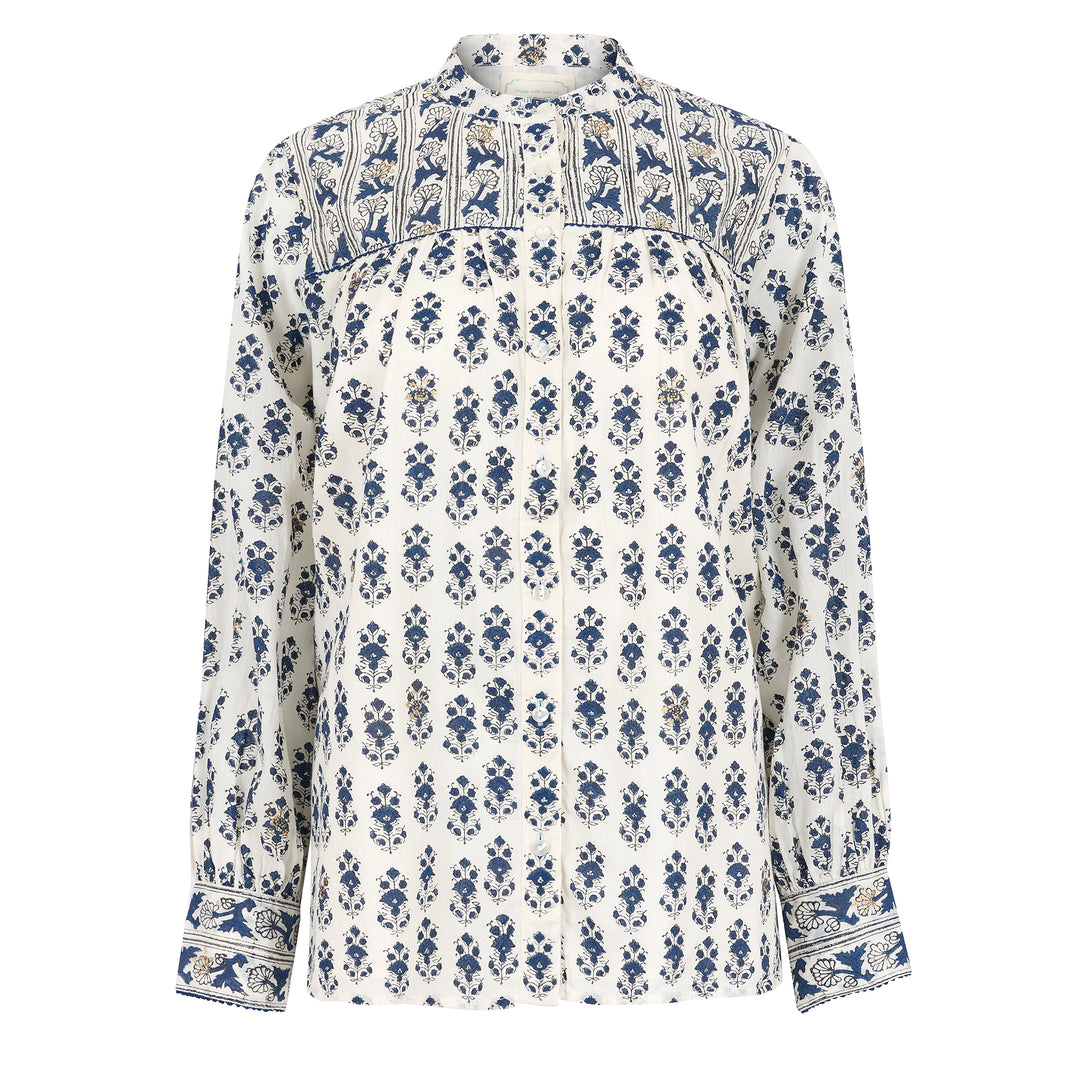Sammia shirt in lassi and midnight PRE ORDER - shipping 16th October