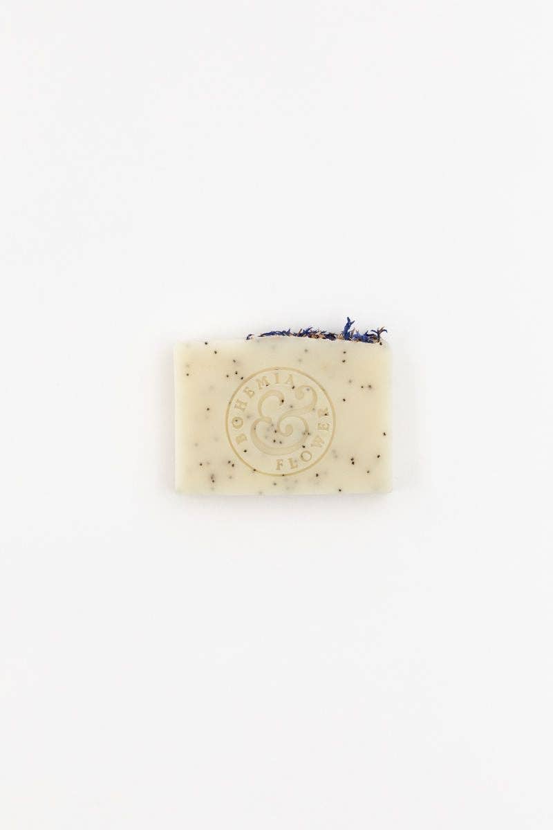 Meadow Bar Soap - Cornflower & Poppy Seed Unscented