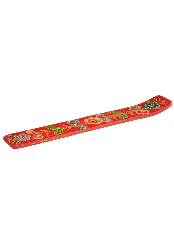 Hand Painted Wooden Incense Holder - Dilli Grey