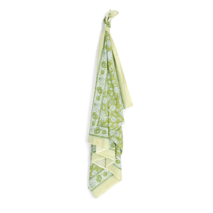 100% Cotton Sarong in Citrine Champaca Print
