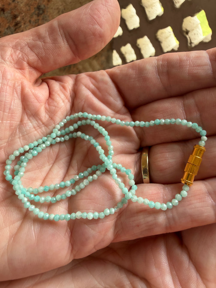 Jaipur Gem Choker in Amazonite - SHIPS 9TH SEPTEMBER