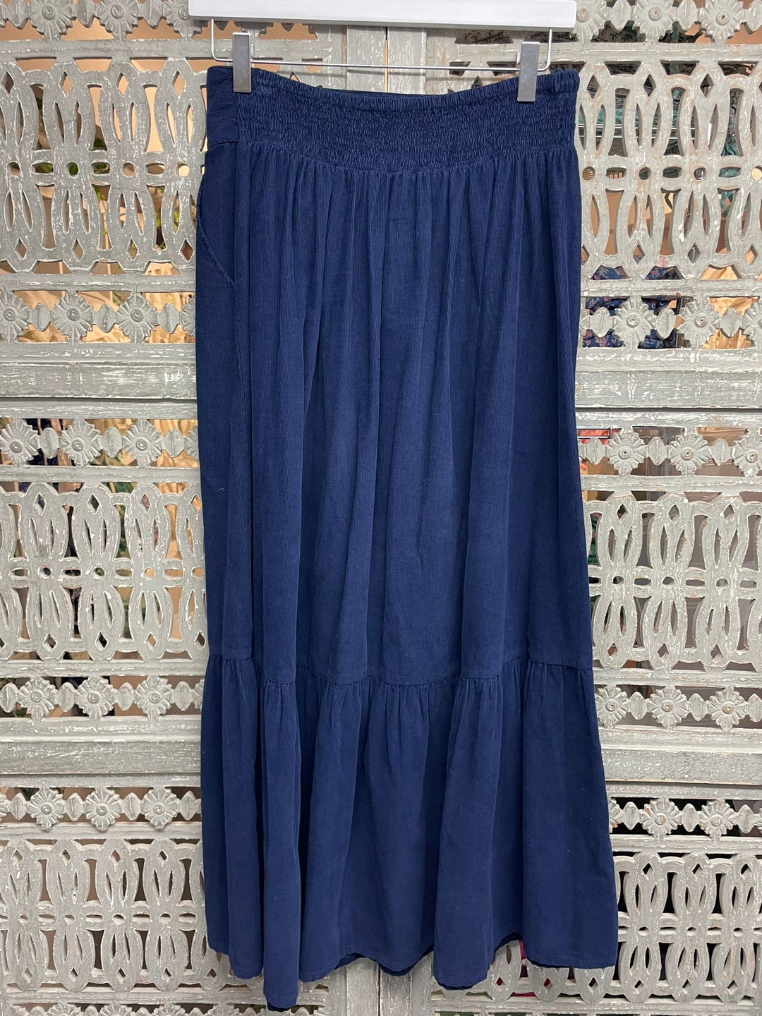 Sample 63 NO RETURNS - Medium (10-12) Dakota needlecord maxi skirt
