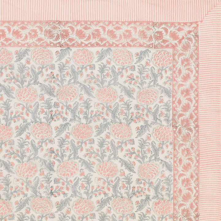 PRE-ORDER: 100% cotton sarong in pink and blue johari print