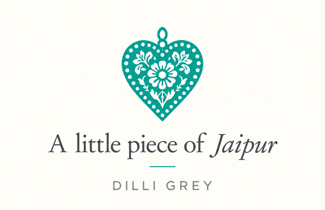 Jaipur Faceted Heart Necklace in Quartz