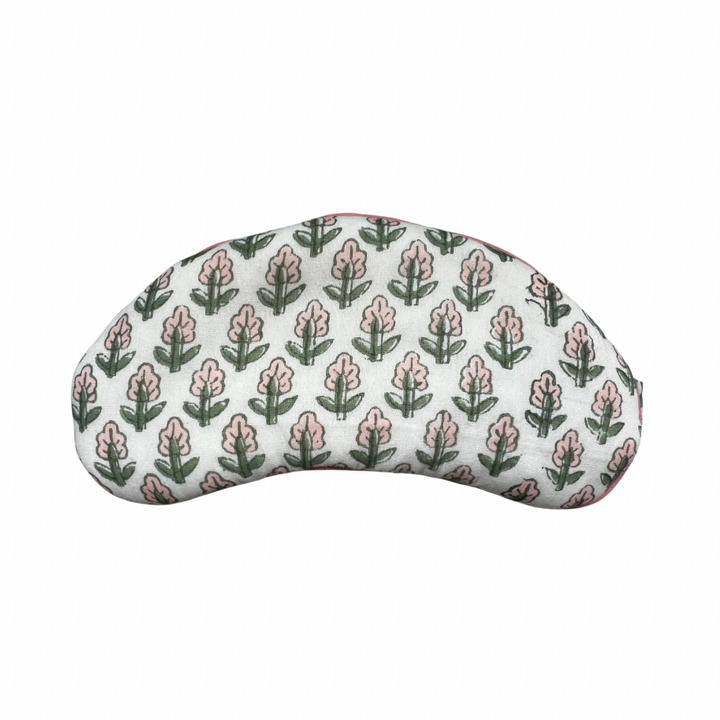 Pearl Pink Tulip Print Eye Mask