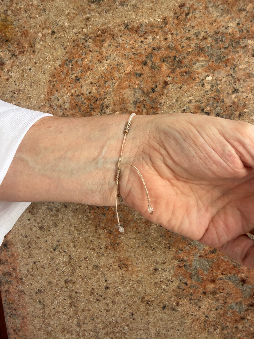 Jaipur Gem Bracelet in Chalcedonay & Moonstone - SHIPS 9TH SEPTEMBER