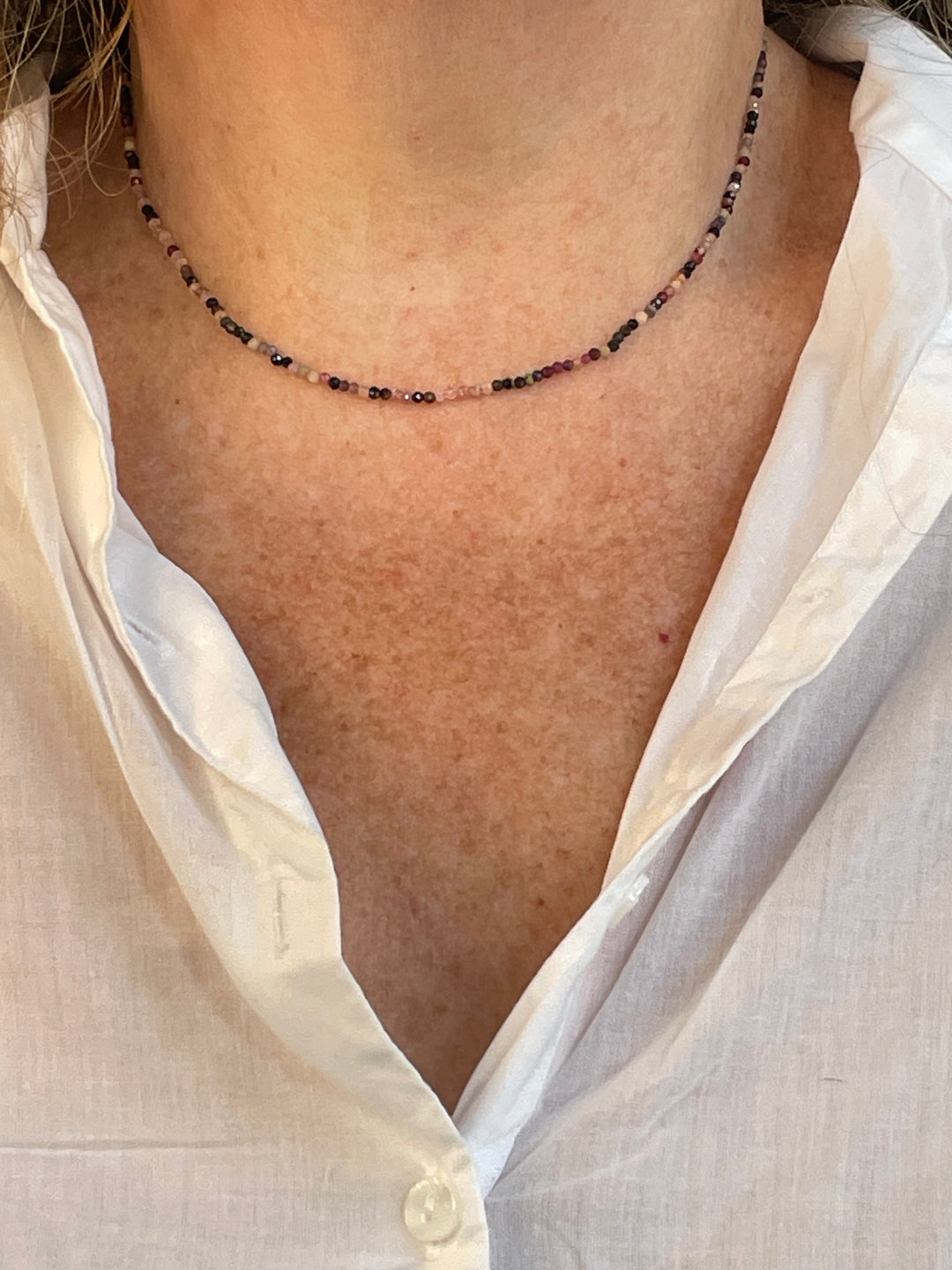 Jaipur Gem Choker in tourmaline