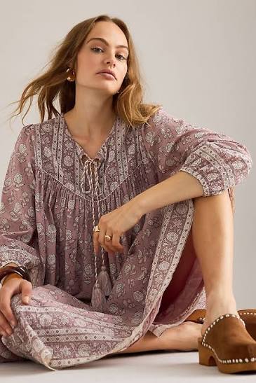 Ginnie midi dress in Dusty Pink