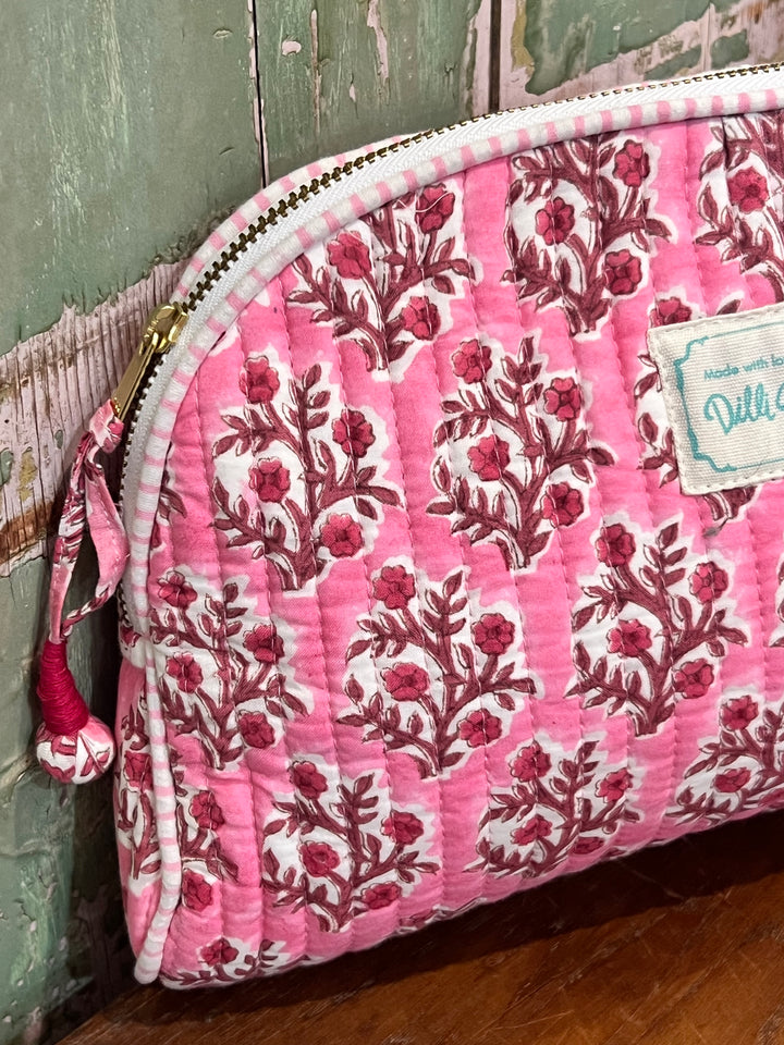 Rani Pink Mogra Make Up Pouch