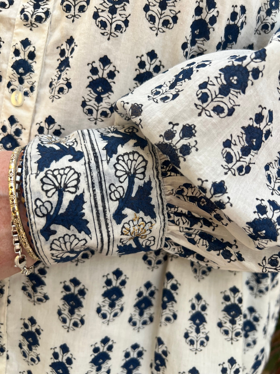 Sammia shirt in lassi and midnight PRE ORDER - shipping 16th October