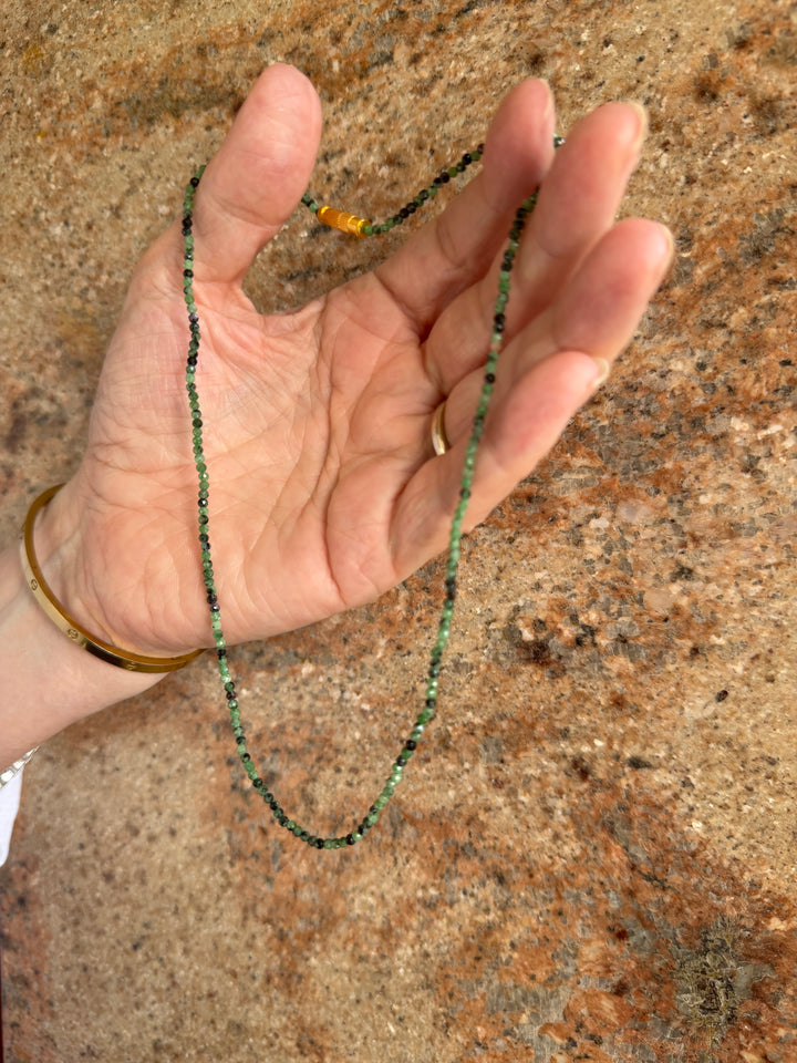 Jaipur Gem Choker in Ruby Zosite - SHIPS 9TH SEPTEMBER