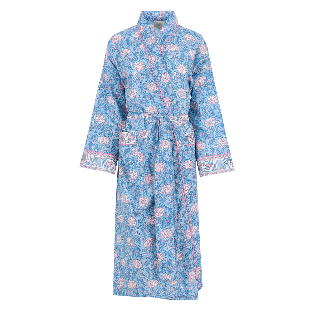 Johari Robe in dusty blue - Dilli Grey