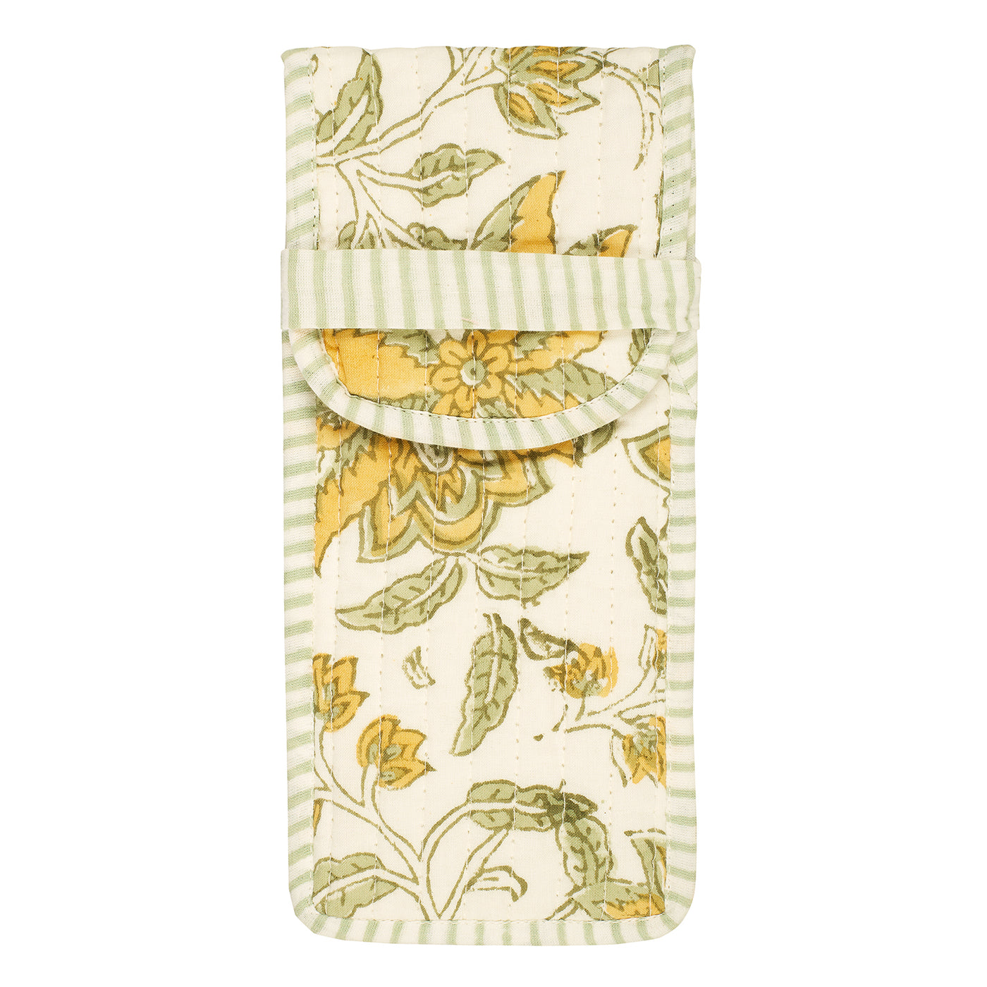 Sage and Yellow Champaca Glasses Case