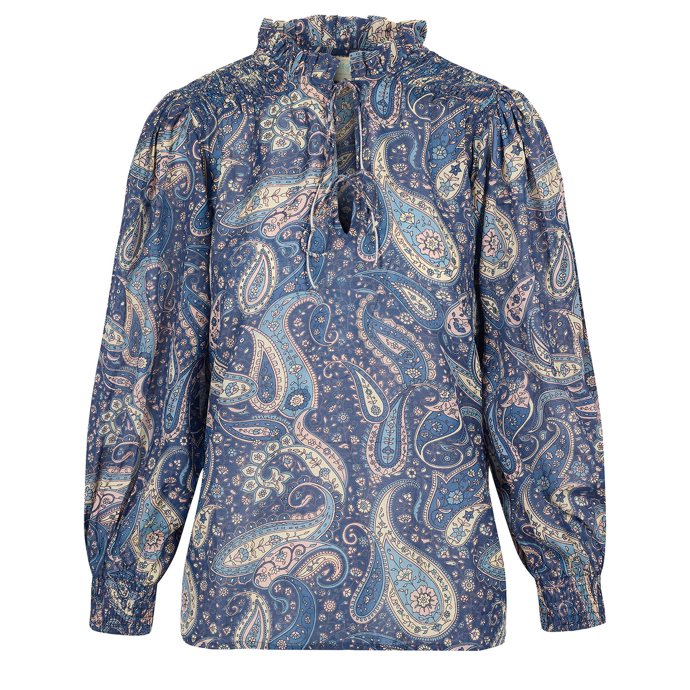 SWATI PAISLEY TOP IN MIDNIGHT