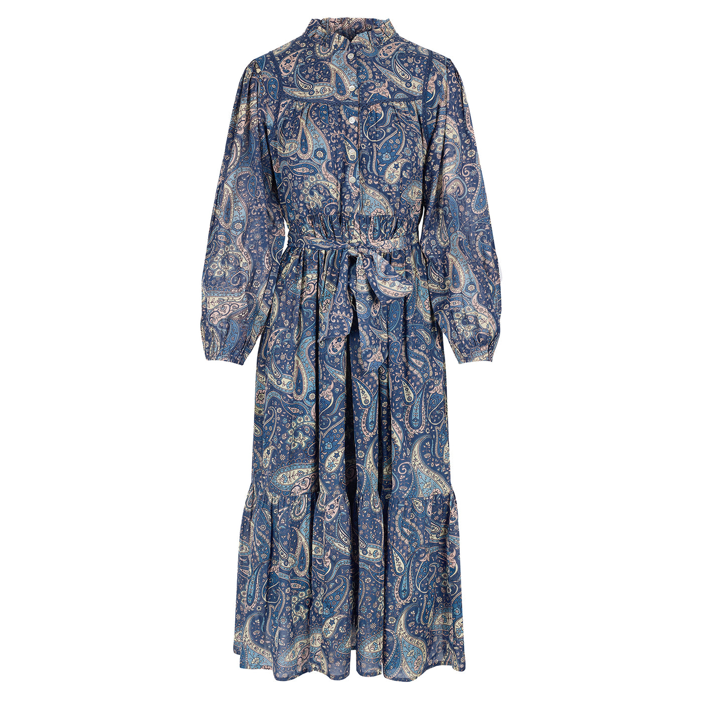 SWATI PAISLEY DRESS IN MIDNIGHT