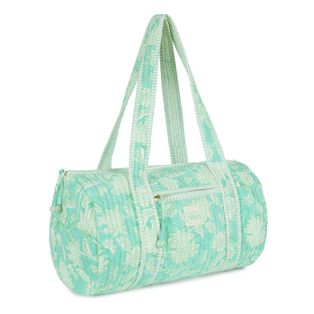 Champaca Mini Bowling Bag In Aqua Splash