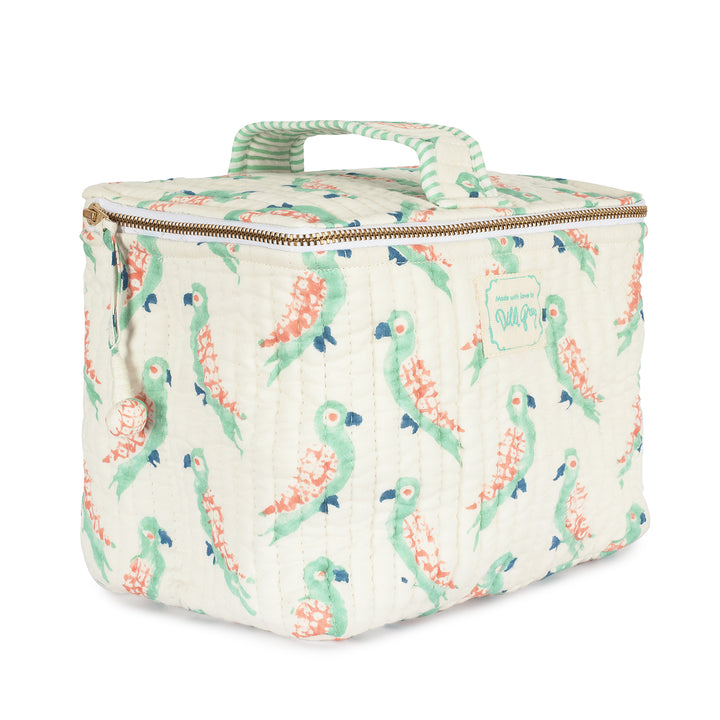 Parrot Cosmetics Case In Sage