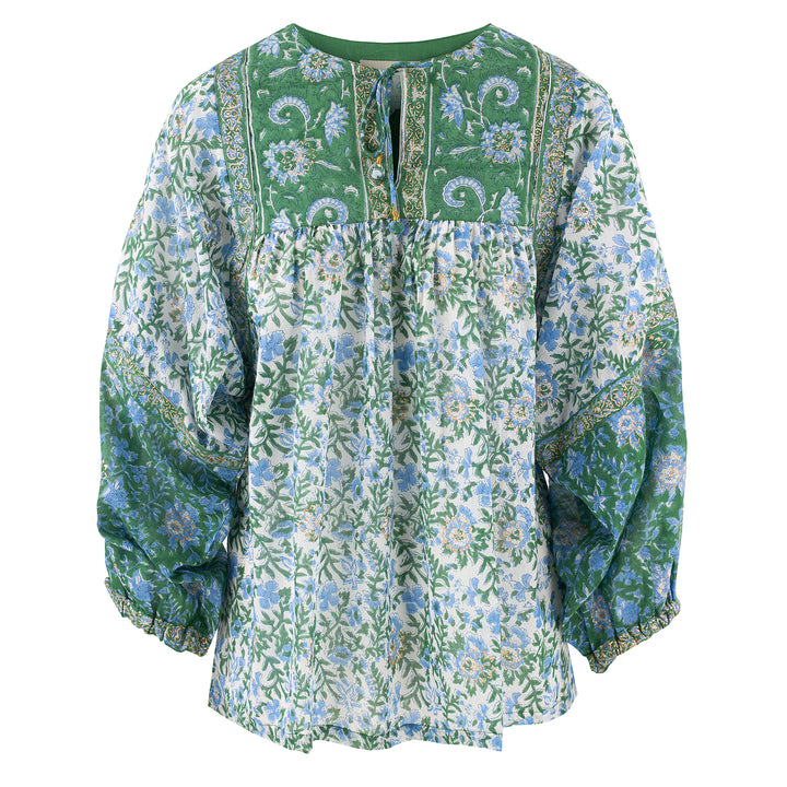 Sienna Boho Top In Tulsi