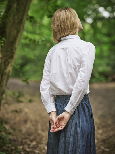 PRE-ORDER: Dakota denim skirt in indigo wash