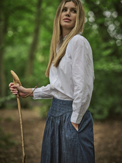 PRE-ORDER: Dakota denim skirt in indigo wash