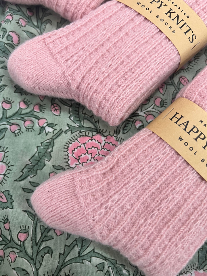 Ruffle Socks in Jaipur pink