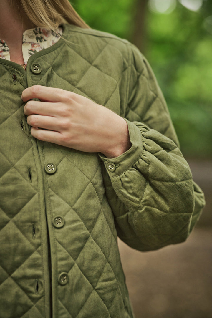 Tara Twill Jacket in Khaki