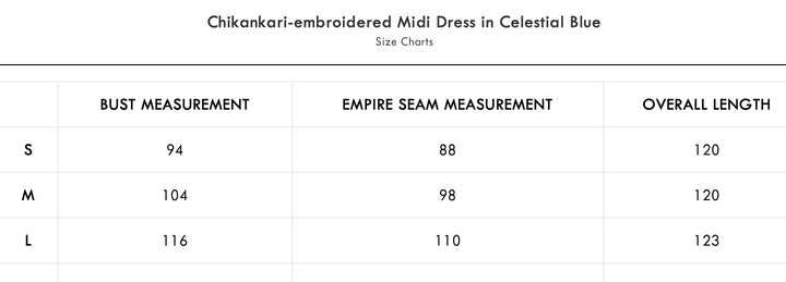Chikankari-embroidered Midi Dress in Jasmine White