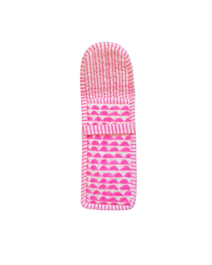Neon Sunset Glasses Case in Pink