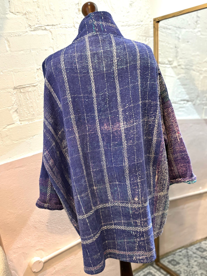 Reversible oversized Vintage Kantha Jacket No 6