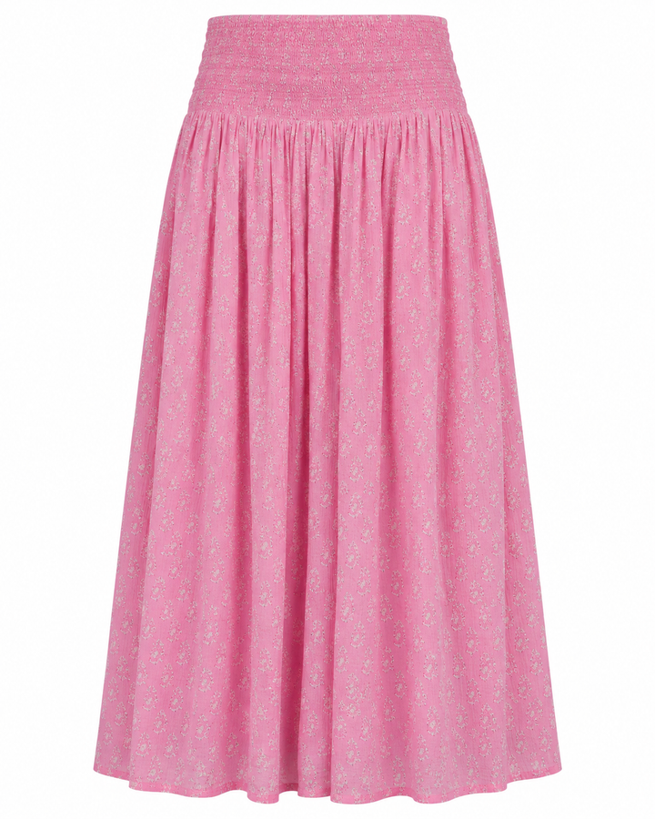Asha 2-in-1 Maxi Skirt & Bandeau Dress in Pink