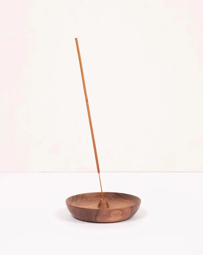 Walnut Wood Incense Holder