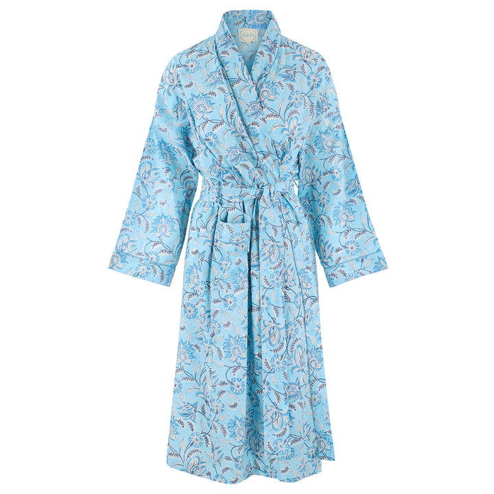 Champaca Robe in Sky Blue