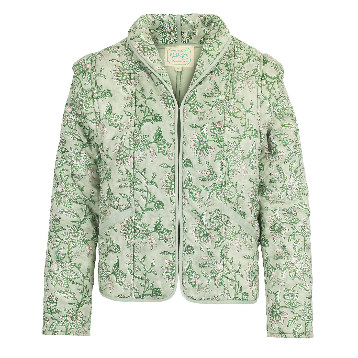 Lauren Quilted Jacket In Sage