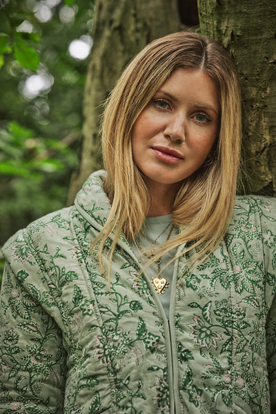 Lauren Quilted Jacket In Sage