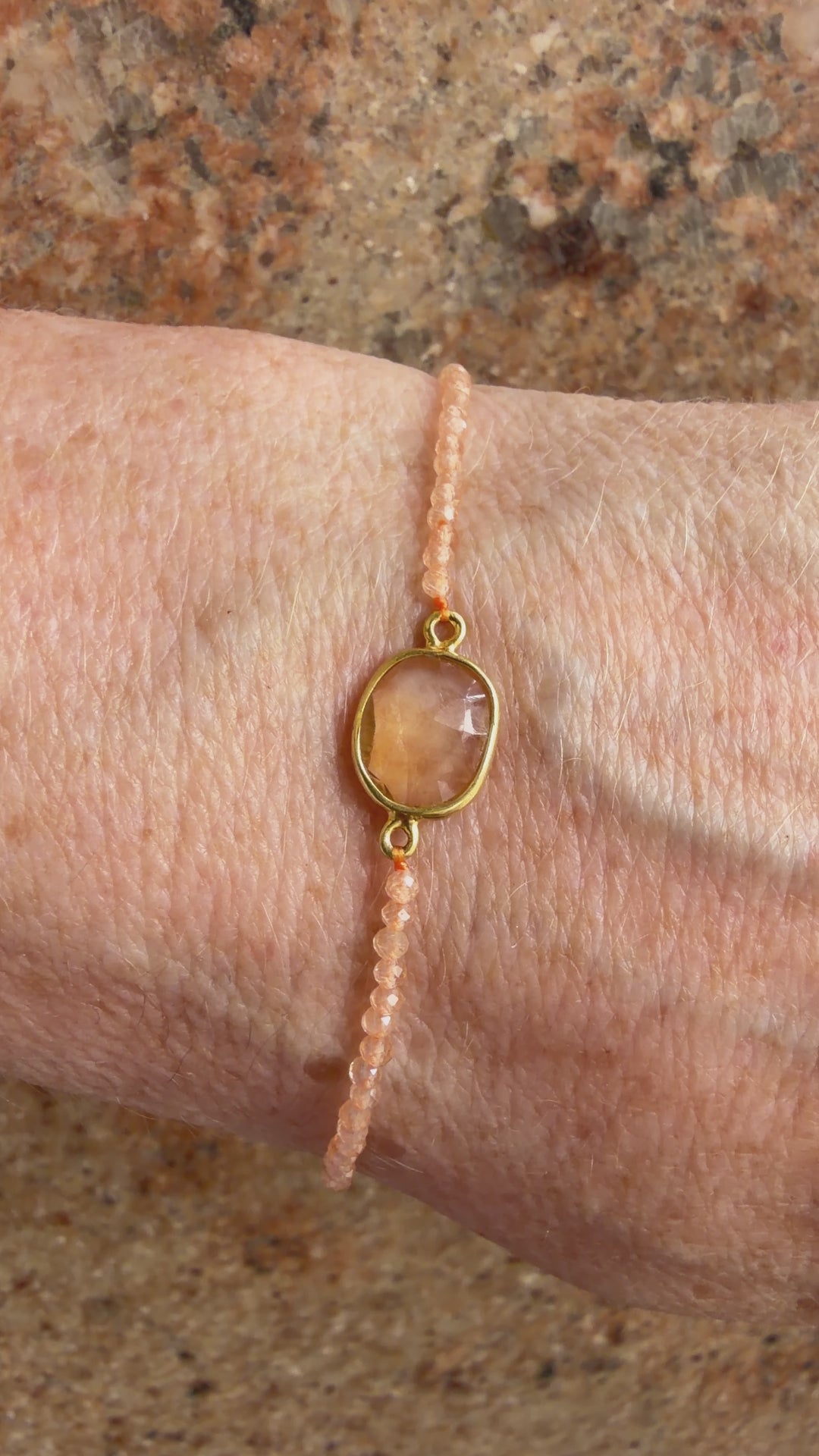 Jaipur Gem Bracelet - Quartz & Citrine- SHIPS 9TH SEPTEMBER