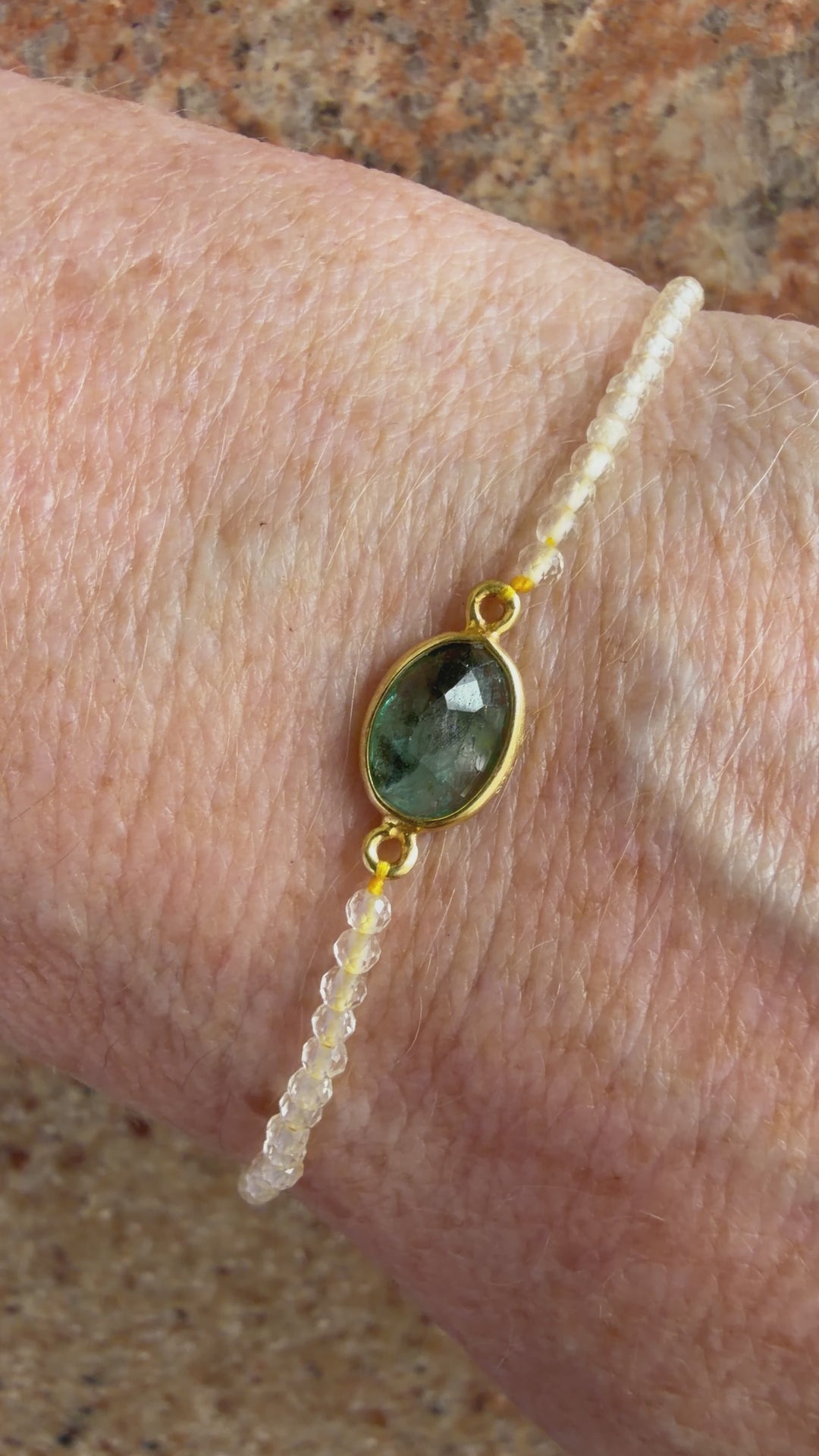 Jaipur Gem Bracelet - Emerald & Tourmaline - SHIPS 9TH SEPTEMBER
