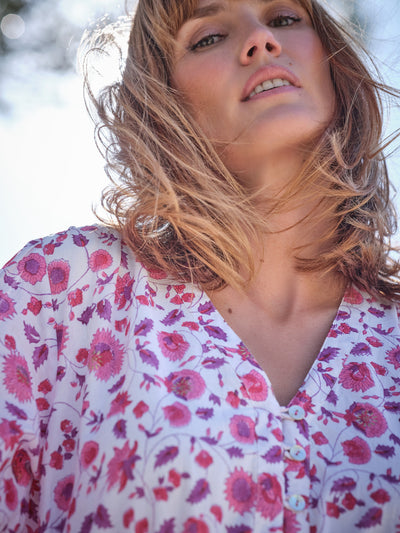 Soraya Maxi Dress In Rani Pink