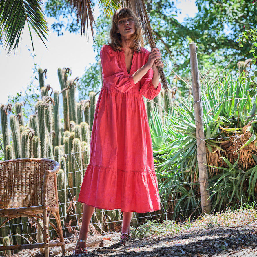 Country road tiered midi outlet dress