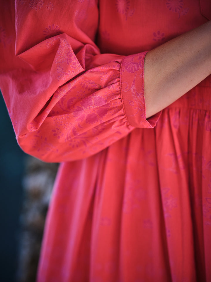 Florence Midi Dress In Poppy